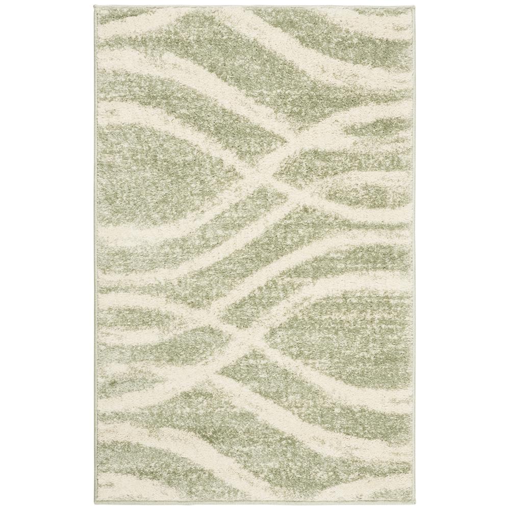Adirondack, SAGE / CREAM, 2'-6" X 4', Area Rug. Picture 1