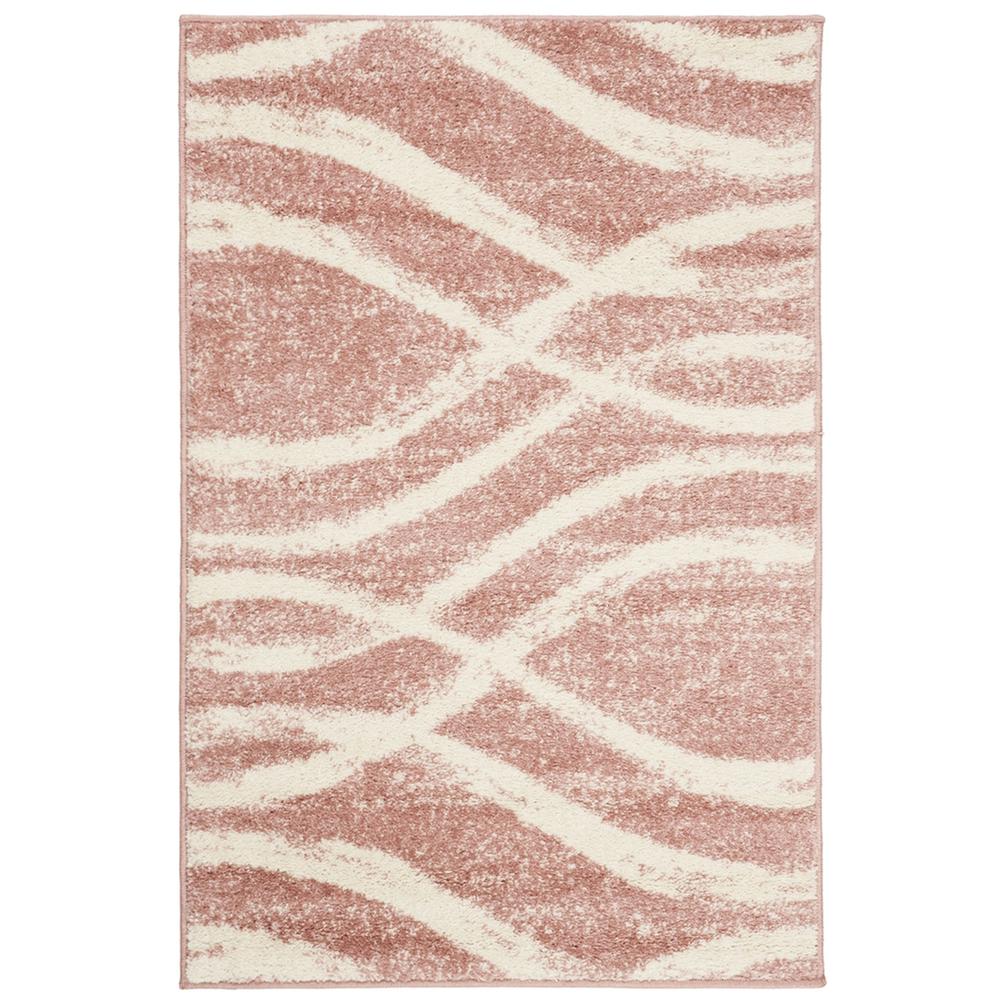 Adirondack, ROSE / CREAM, 2'-6" X 4', Area Rug. Picture 1