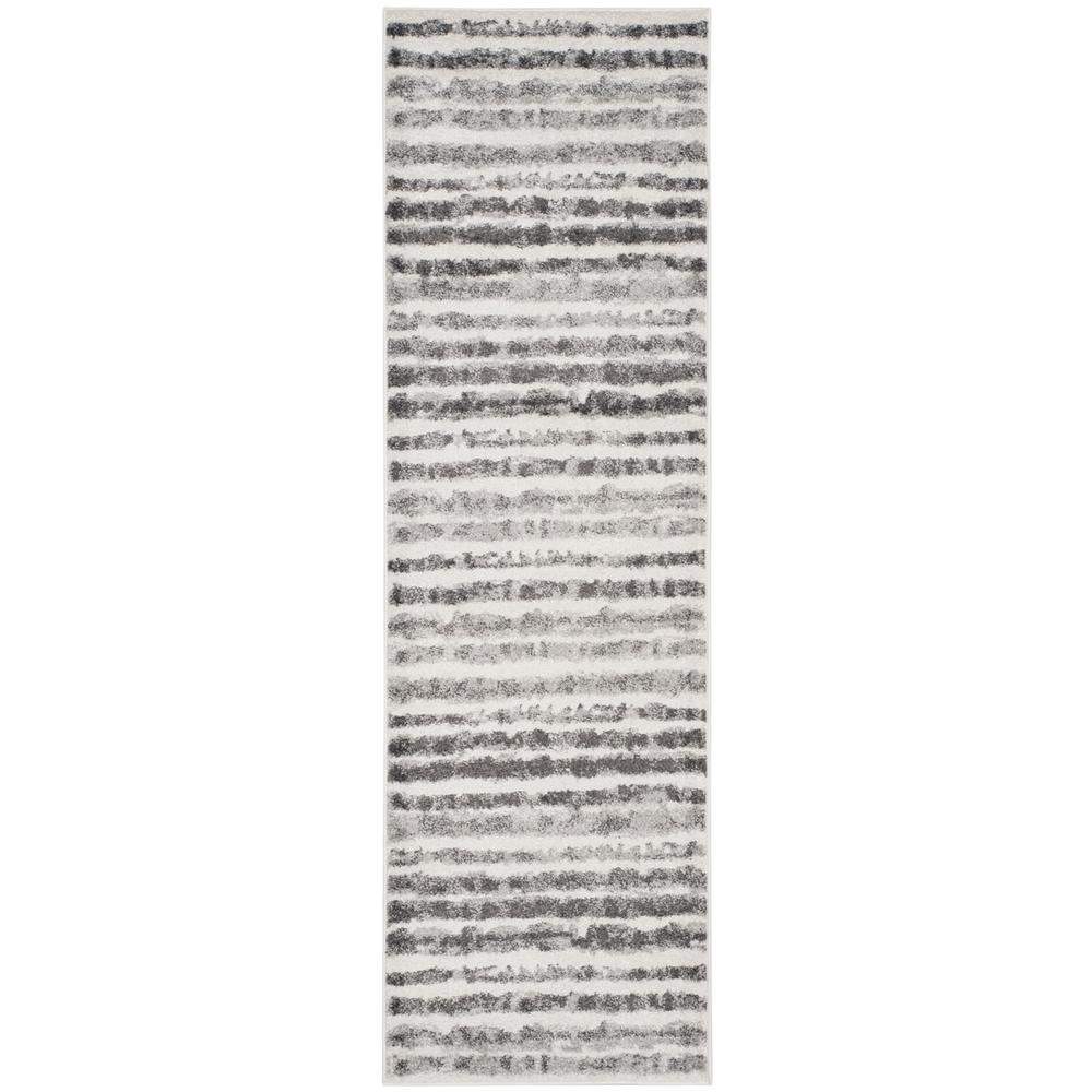 Adirondack, IVORY / CHARCOAL, 2'-6" X 10', Area Rug, ADR126N-210. Picture 1