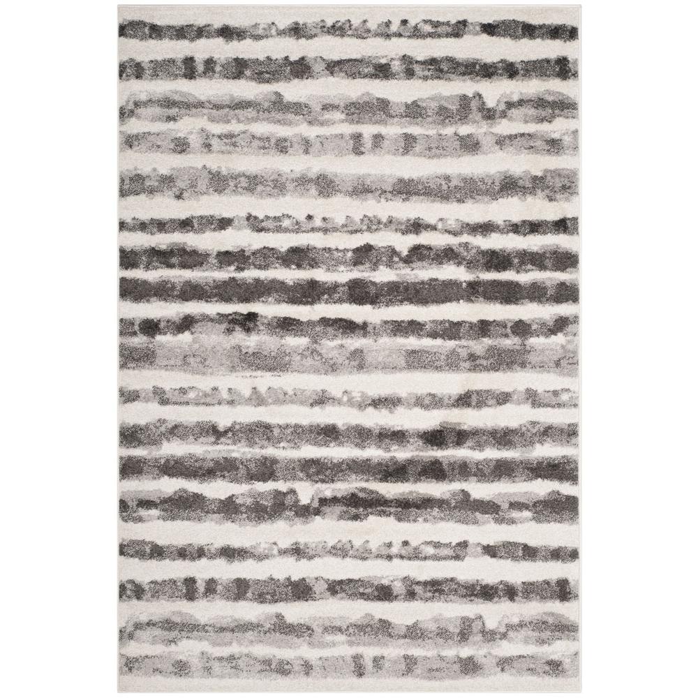 Adirondack, IVORY / CHARCOAL, 5'-1" X 7'-6", Area Rug, ADR126N-5. Picture 1