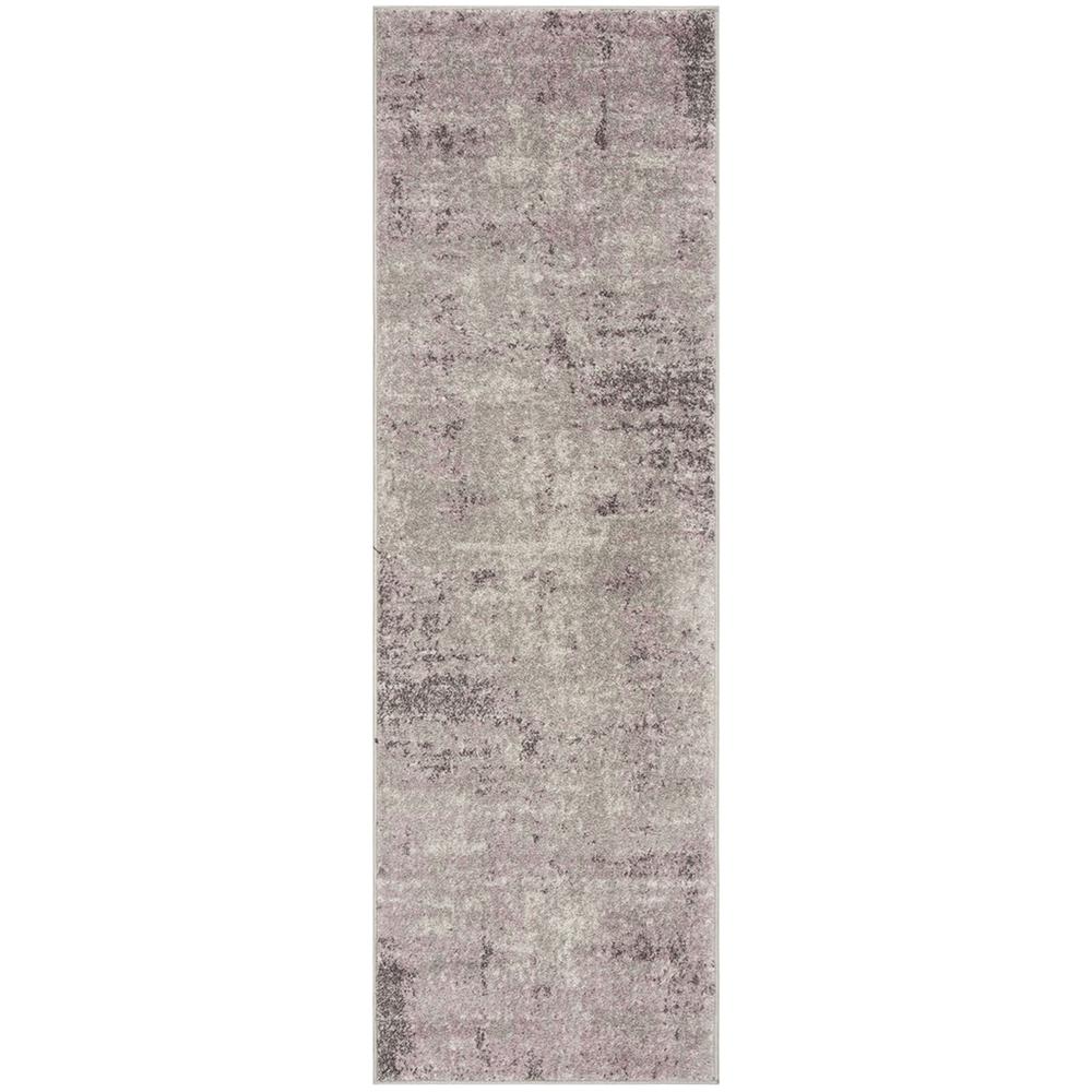 Adirondack, LIGHT GREY / PURPLE, 2'-6" X 10', Area Rug, ADR130M-210. Picture 1