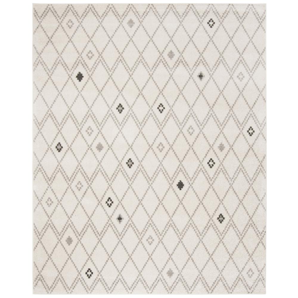 Adirondack, IVORY / GREY, 8' X 10', Area Rug, ADR132B-8. Picture 1
