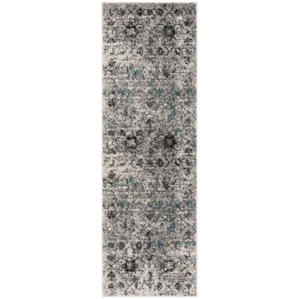 Adirondack, GREY / BLACK, 2'-6" X 8', Area Rug, ADR135C-28. Picture 1