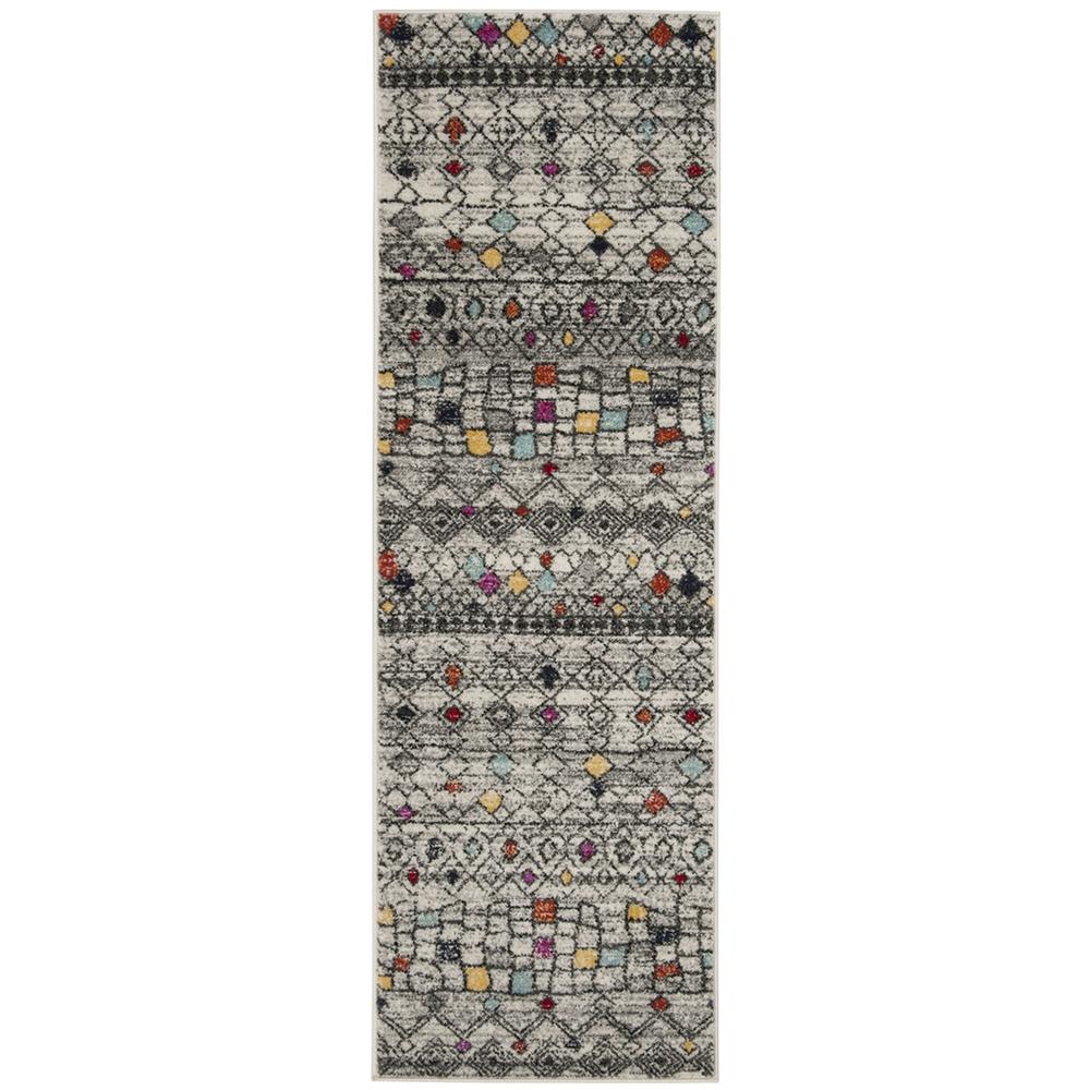 ADIRONDACK, LIGHT GREY / FUCHSIA, 2'-6" X 8', Area Rug, ADR204F-28. Picture 1
