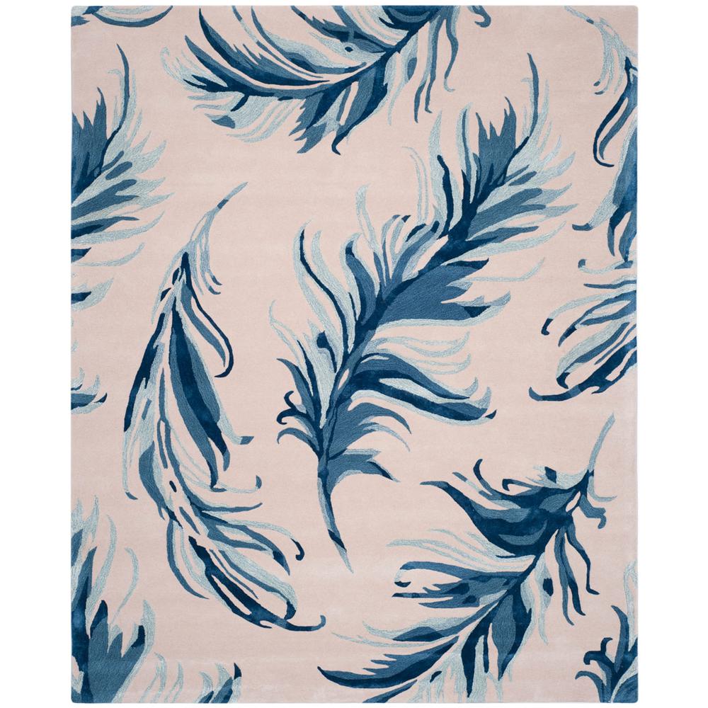 ALR-ALLURE, BEIGE / BLUE, 8' X 10', Area Rug. Picture 1