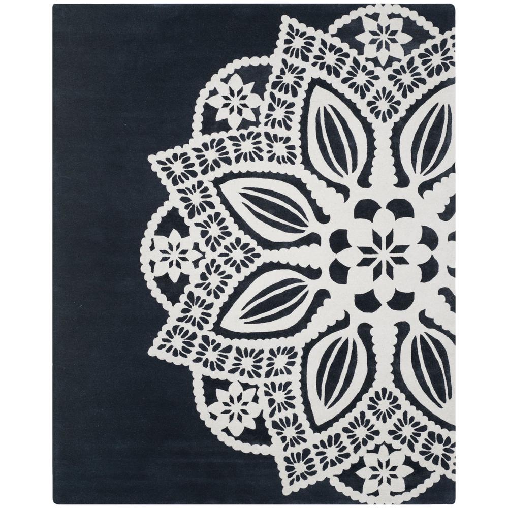 ALR-ALLURE, GREY / IVORY, 8' X 10', Area Rug. Picture 1