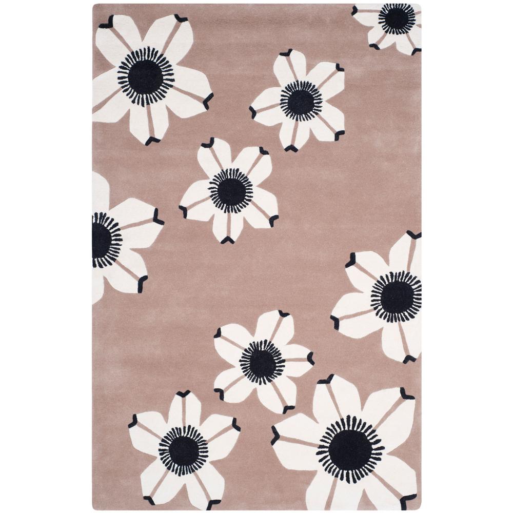 ALR-ALLURE, BROWN, 5' X 8', Area Rug. Picture 1