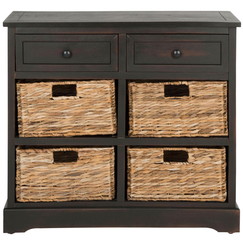 HERMAN STORAGE UNIT W/ WICKER BASKETS, AMH5702F. Picture 1