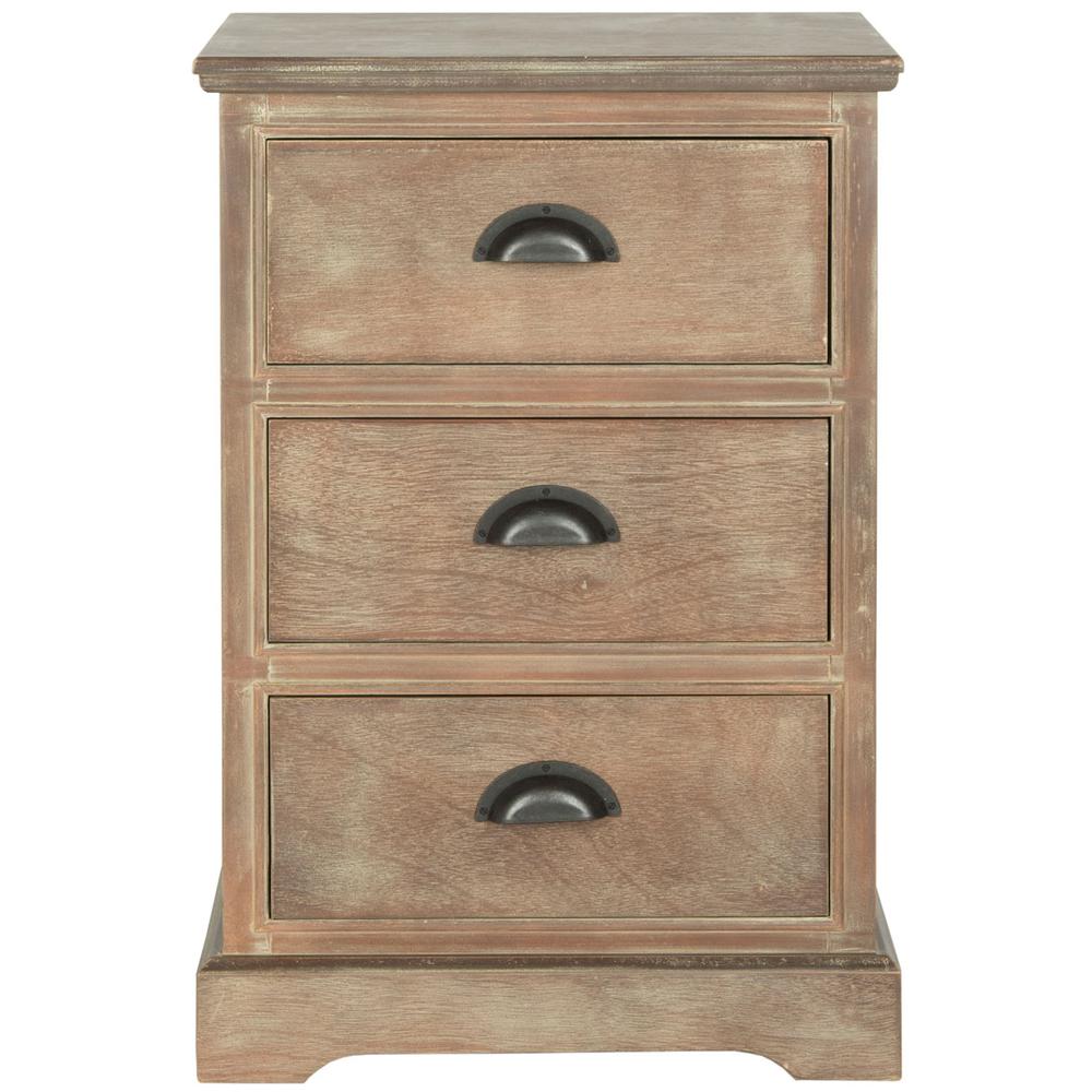 GRIFFIN 3 DRAWER SIDE TABLE, AMH5717B. Picture 1