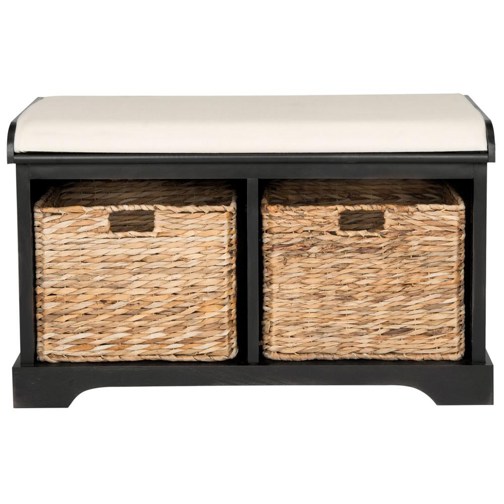 FREDDY WICKER STORAGE BENCH, AMH5736B. Picture 1