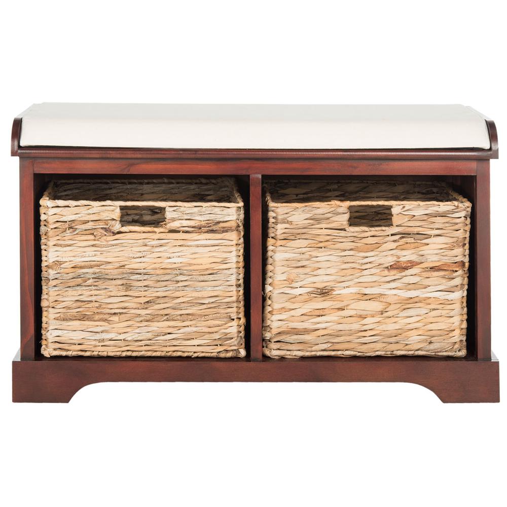 FREDDY WICKER STORAGE BENCH, AMH5736E. Picture 1