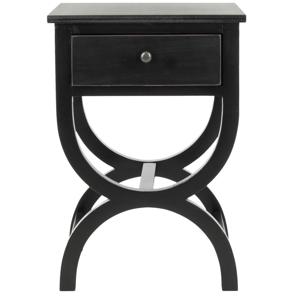 MAXINE NIGHTSTAND WITH STORAGE DRAWER, AMH6608B. Picture 1
