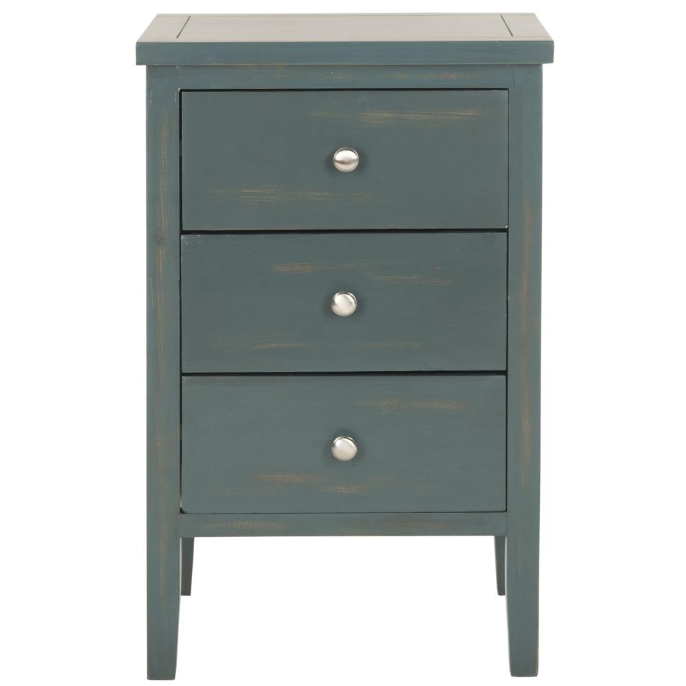DENIZ NIGHTSTAND WITH STORAGE DRAWERS, AMH6628B. Picture 1