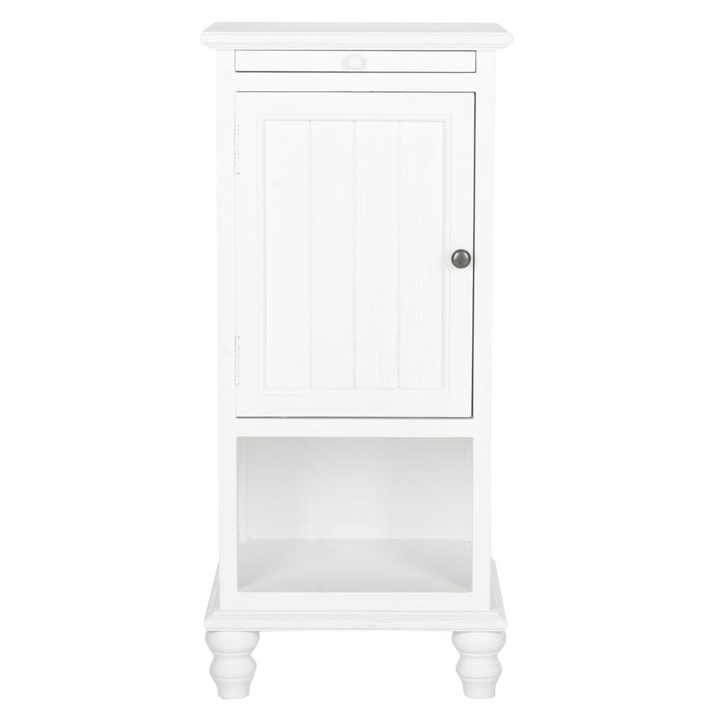 JEZABEL ONE CABINET END TABLE W/ PULL OUT TRAY, AMH6633C. Picture 1
