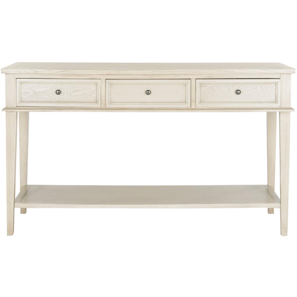 MANELIN CONSOLE WITH STORAGE DRAWERS, AMH6641B. Picture 1