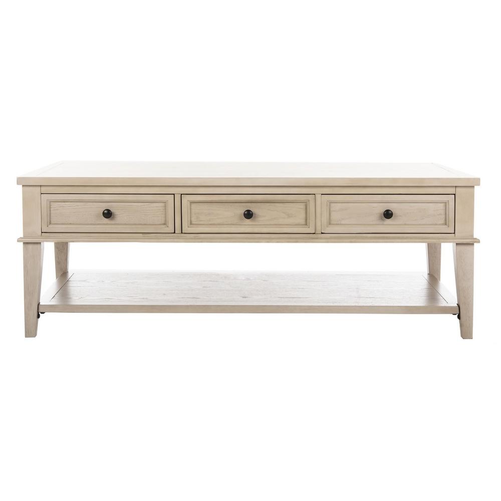 MANELIN COFFEE TABLE WITH STORAGE DRAWERS, AMH6642B. Picture 1