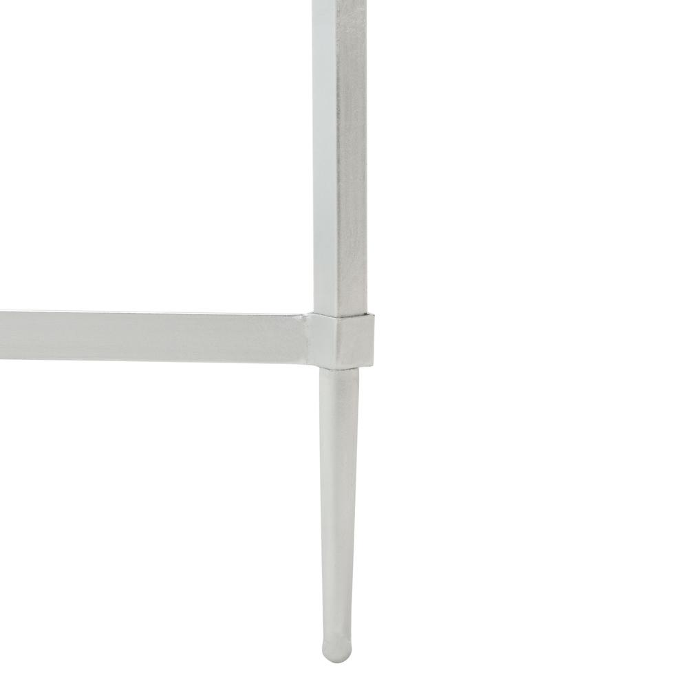 MIEKA SILVER LEAF GLASS COCKTAIL TABLE. Picture 6