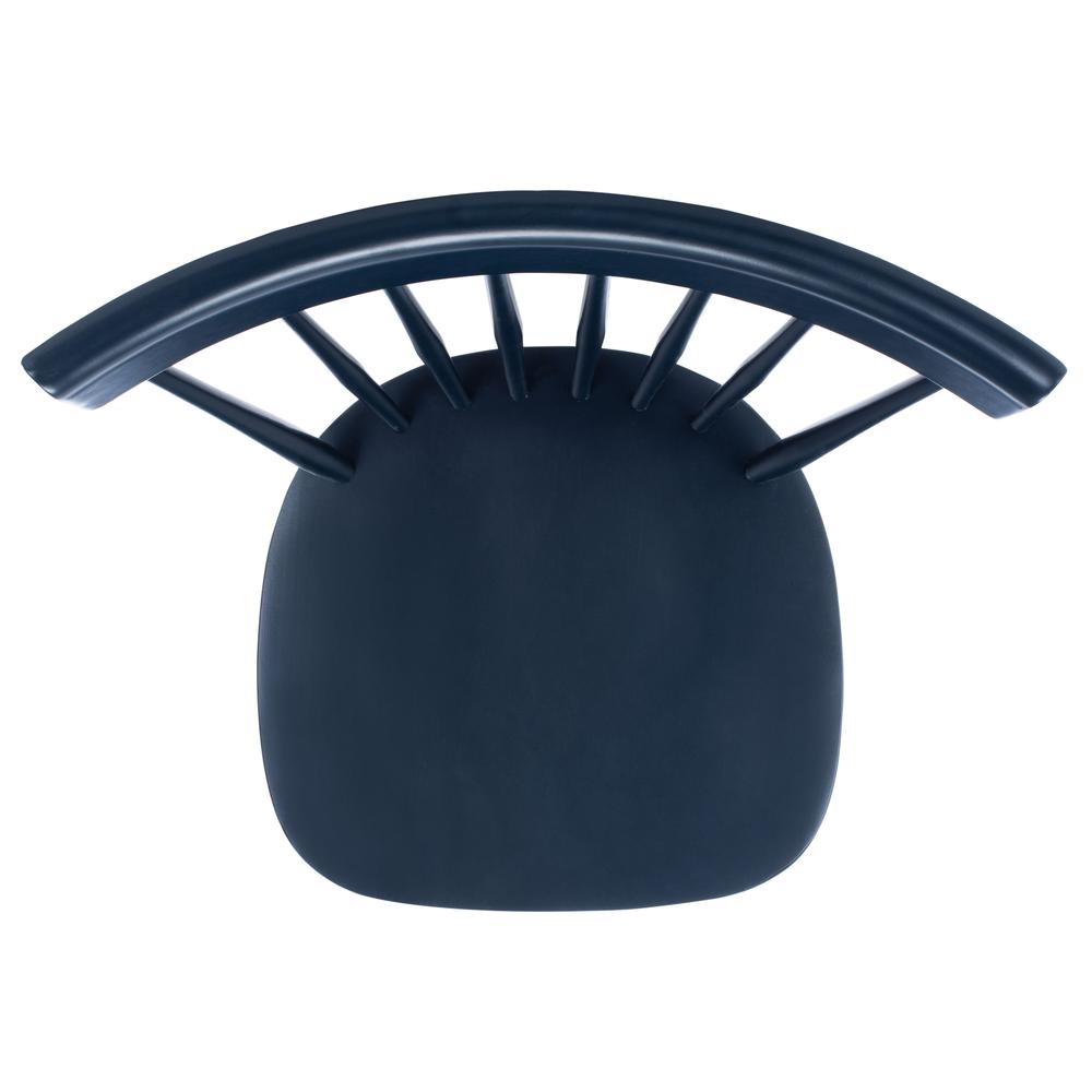 Parker 17''H Spindle Dining Chair (Set Of 2), Navy. Picture 10