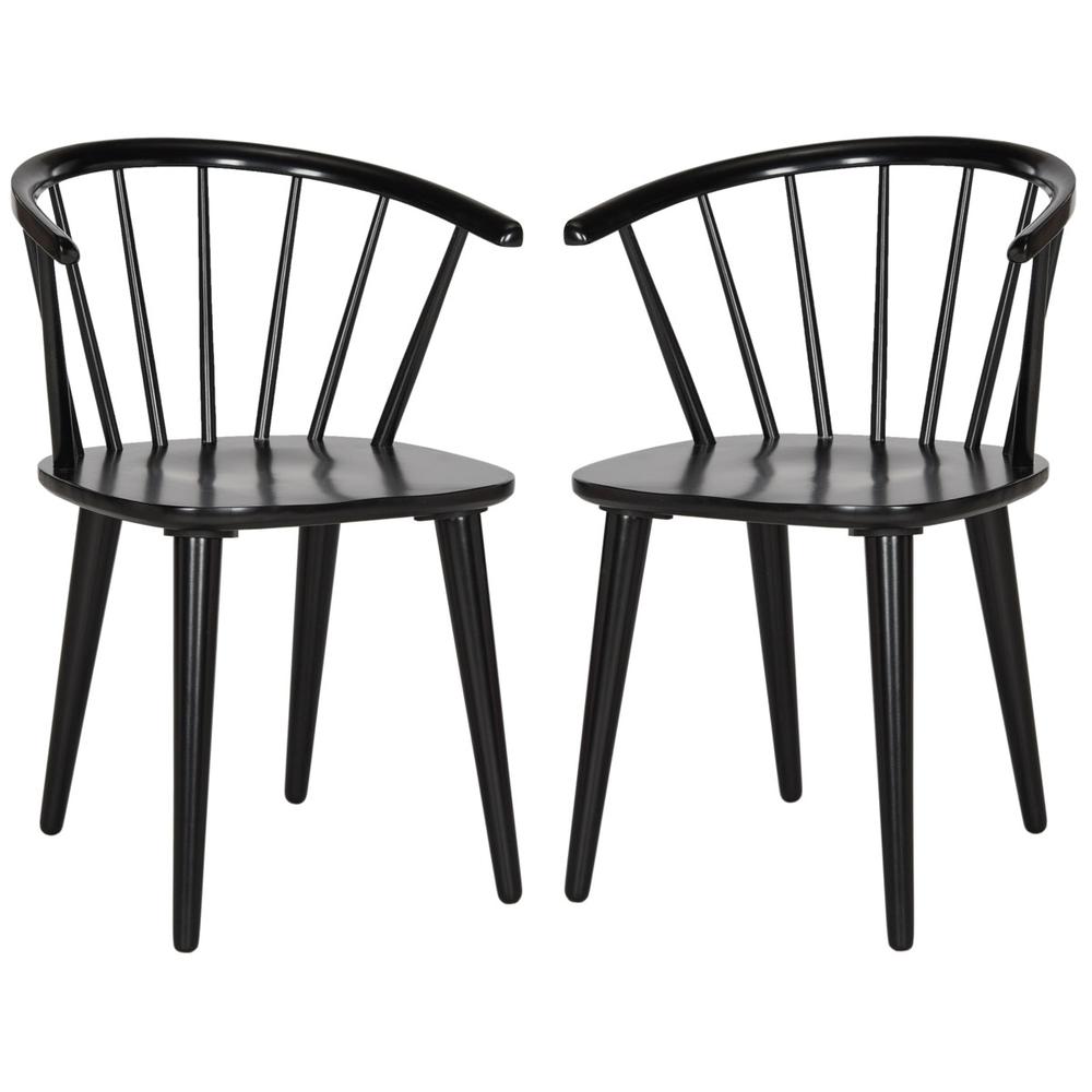 BLANCHARD 18''H CURVED SPINDLE SIDE CHAIR, AMH8512A-SET2. Picture 1