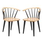 BLANCHARD 18''H CURVED SPINDLE SIDE CHAIR, AMH8512E-SET2. Picture 1