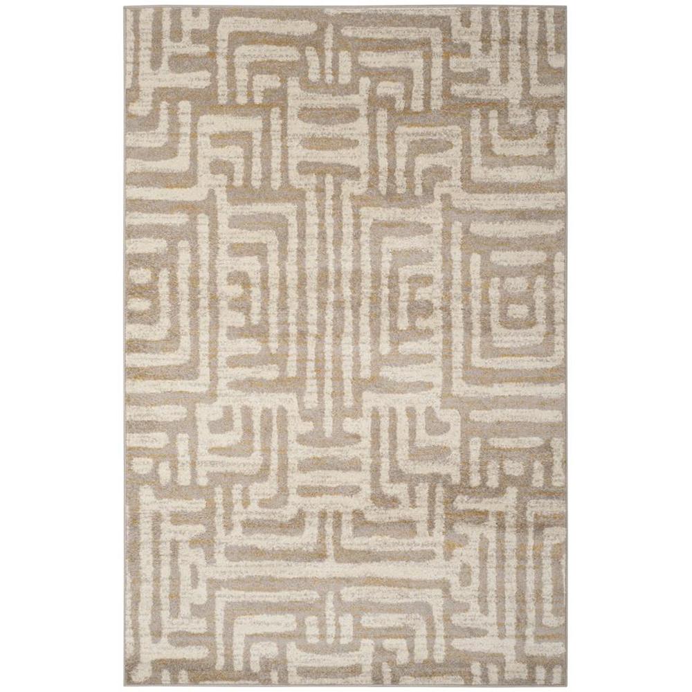 AMSTERDAM, IVORY / MAUVE, 4' X 6', Area Rug, AMS106A-4. Picture 1