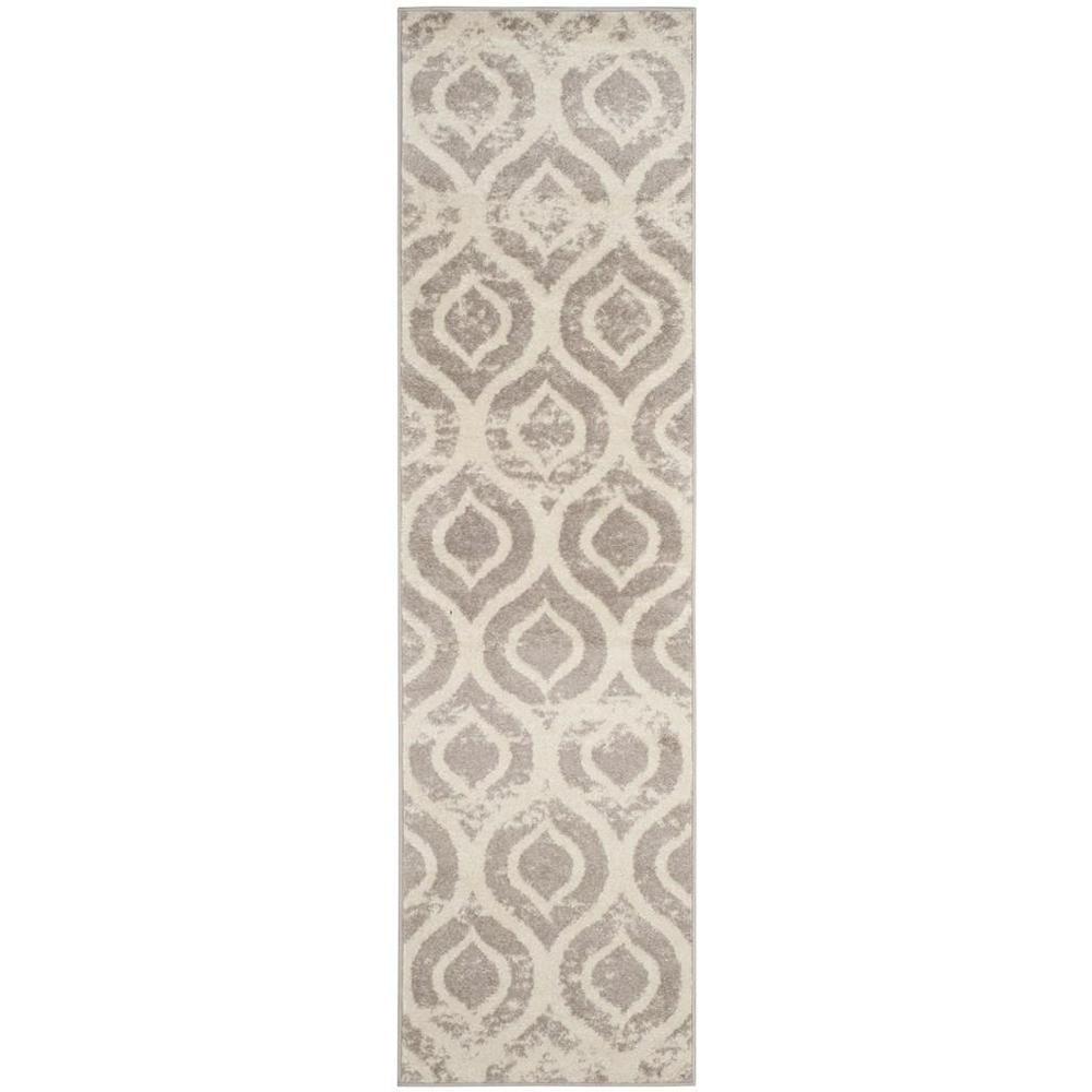 AMSTERDAM, IVORY / MAUVE, 2'-3" X 8', Area Rug, AMS107A-28. Picture 1