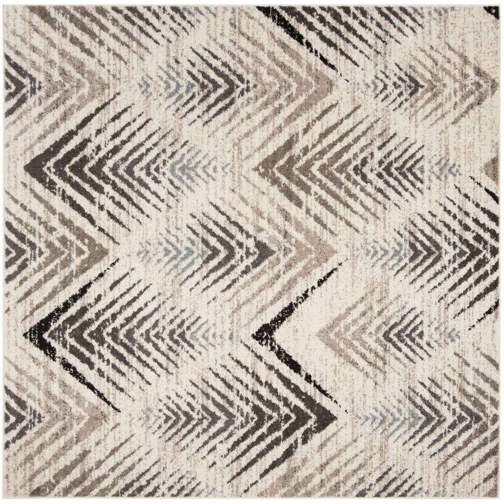 AMSTERDAM, CREAM / BEIGE, 6'-7" X 6'-7" Square, Area Rug, AMS110A-7SQ. Picture 1