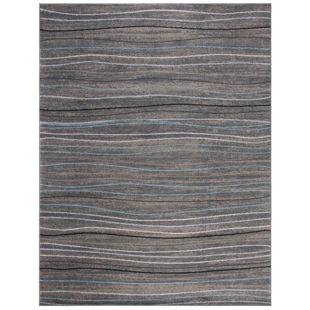 AMSTERDAM, SILVER / BEIGE, 9' X 12', Area Rug. Picture 1
