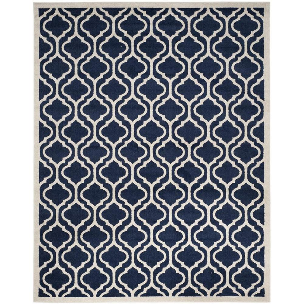 AMHERST, NAVY / BEIGE, 8' X 10', Area Rug, AMT402P-8. Picture 1