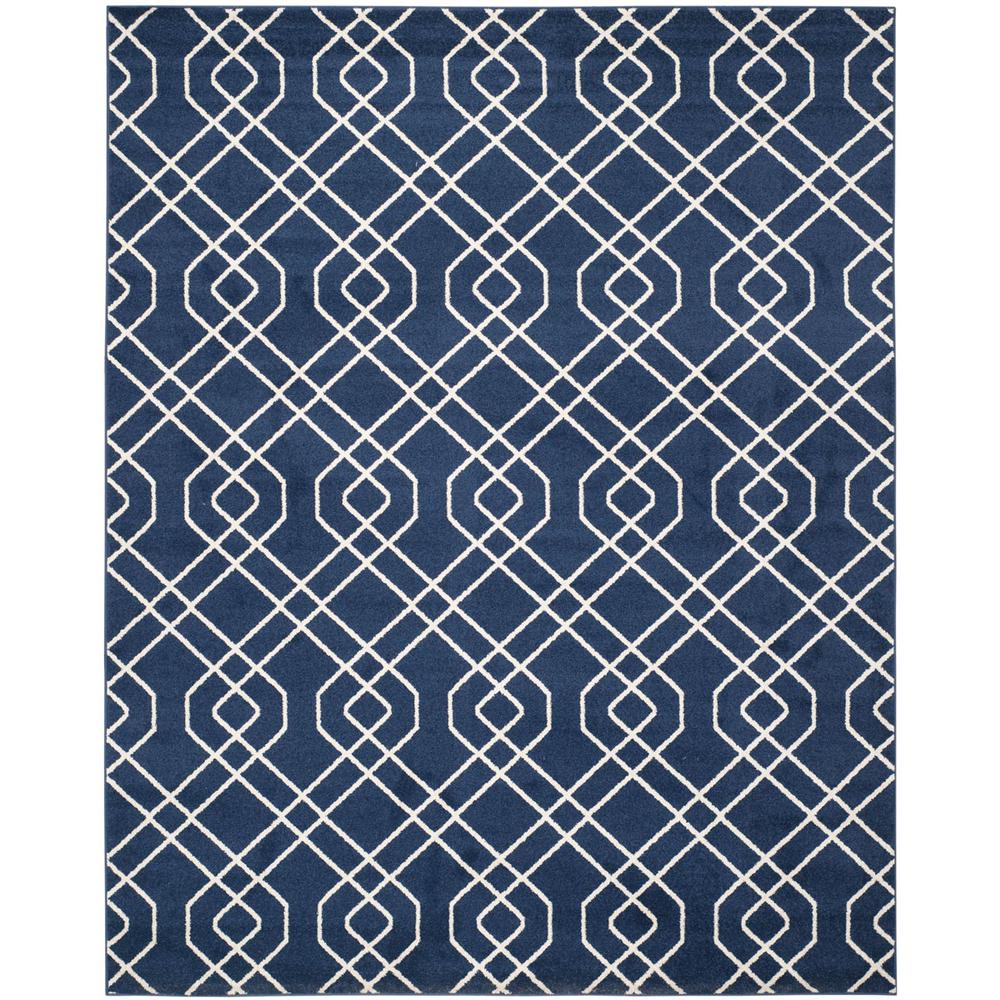 AMHERST, NAVY / BEIGE, 8' X 10', Area Rug, AMT407P-8. Picture 1