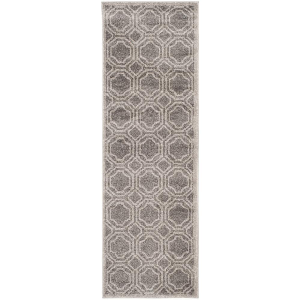 AMHERST, GREY / LIGHT GREY, 2'-3" X 7', Area Rug, AMT411C-27. Picture 1