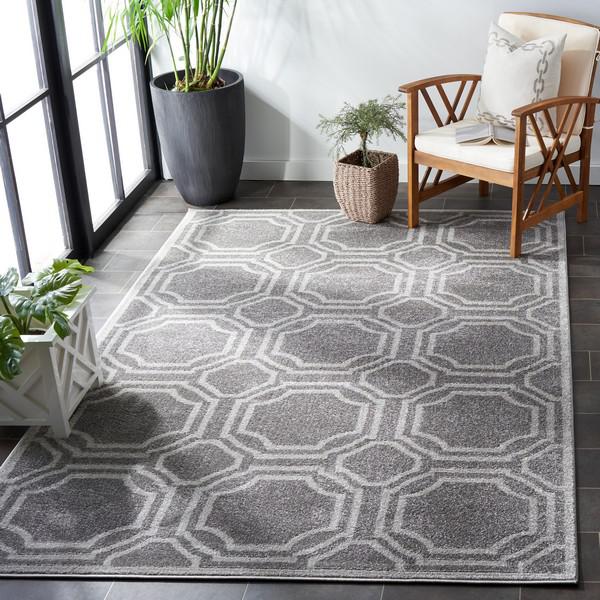 AMHERST, GREY / LIGHT GREY, 6' X 9', Area Rug, AMT411C-6. Picture 3