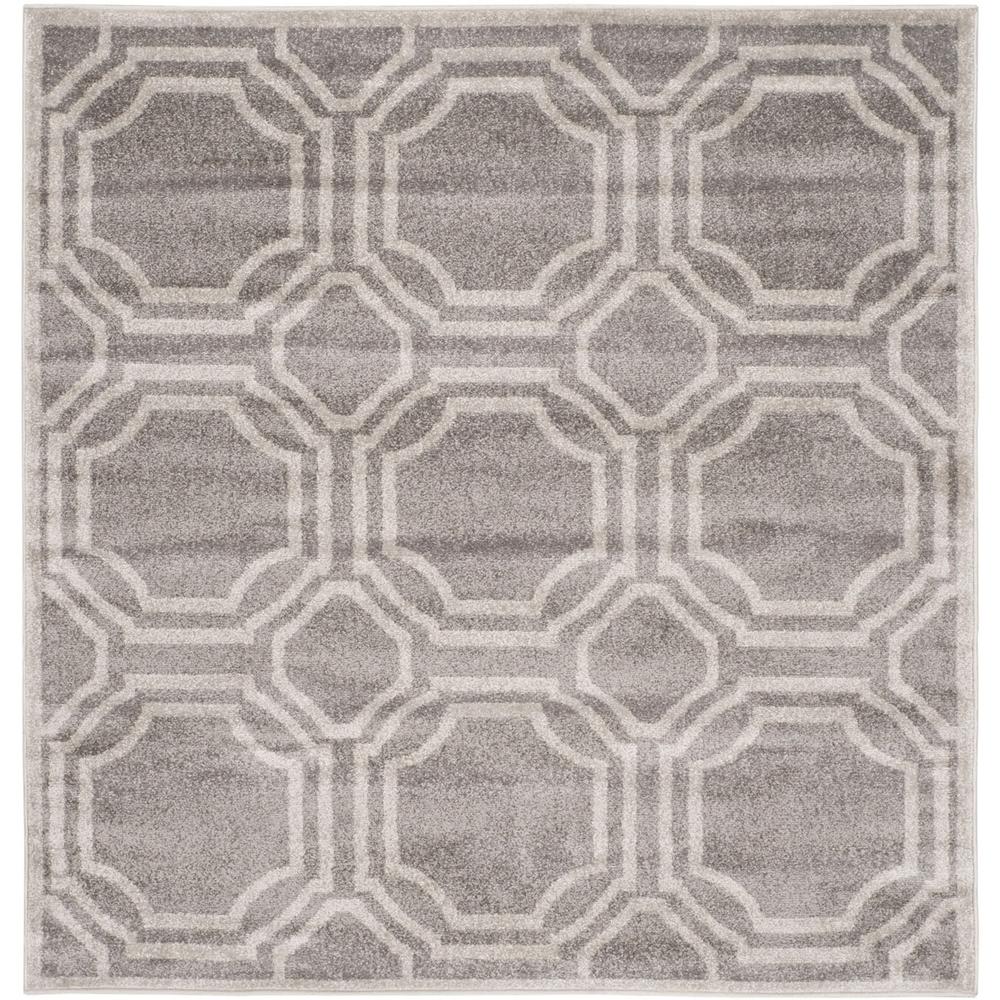 AMHERST, GREY / LIGHT GREY, 5' X 5' Square, Area Rug, AMT411C-5SQ. Picture 1
