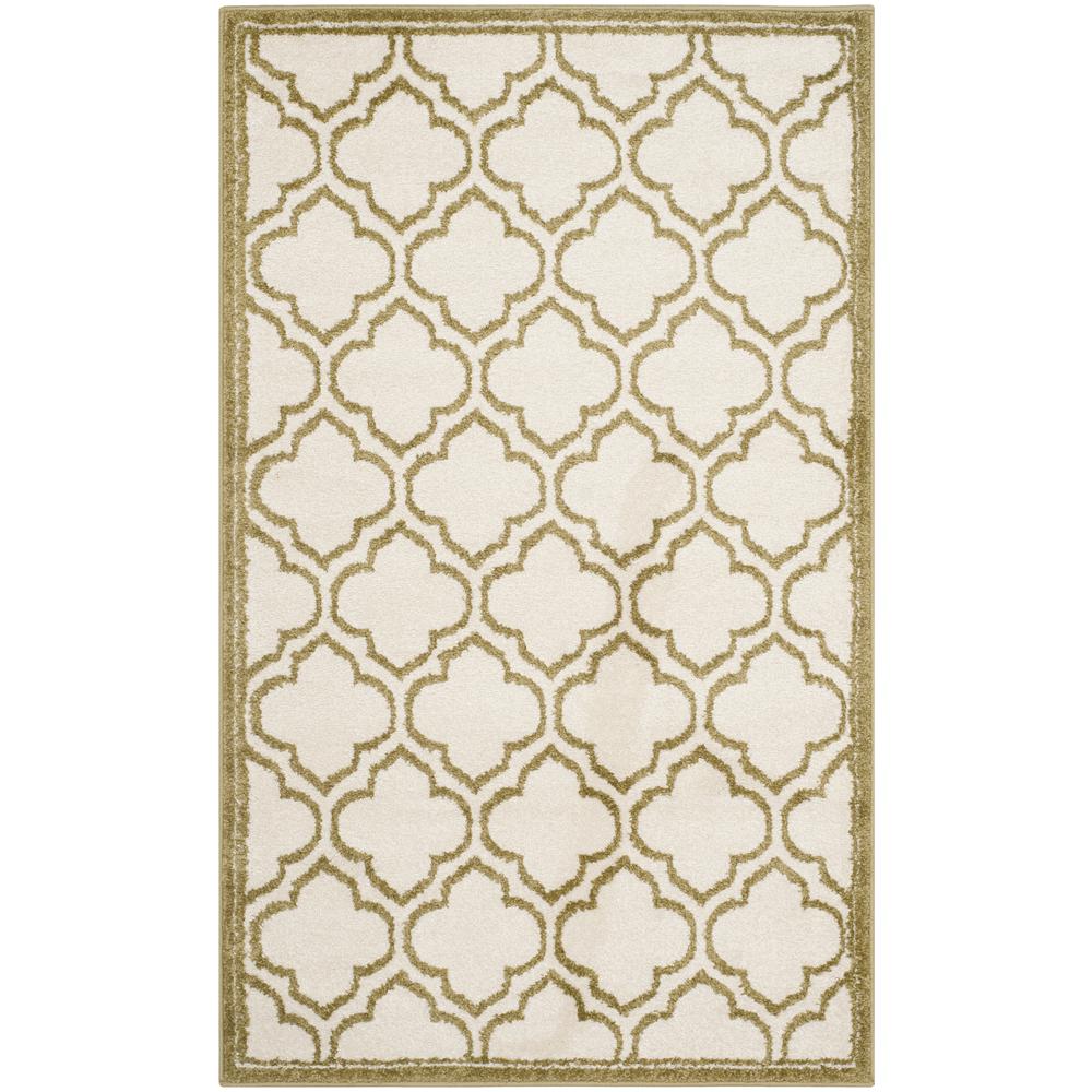 AMHERST, IVORY / LIGHT GREEN, 3' X 5', Area Rug, AMT412A-3. Picture 1
