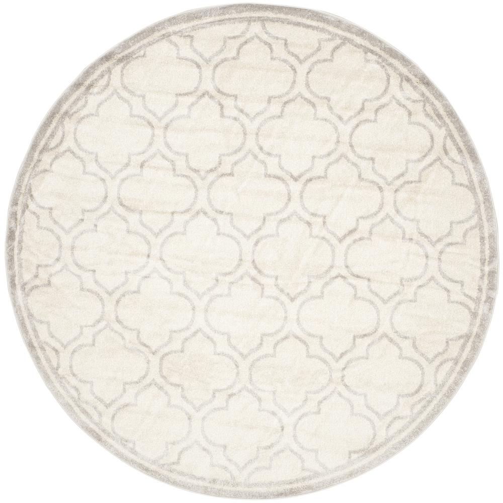 AMHERST, IVORY / LIGHT GREY, 7' X 7' Round, Area Rug, AMT412E-7R. Picture 3