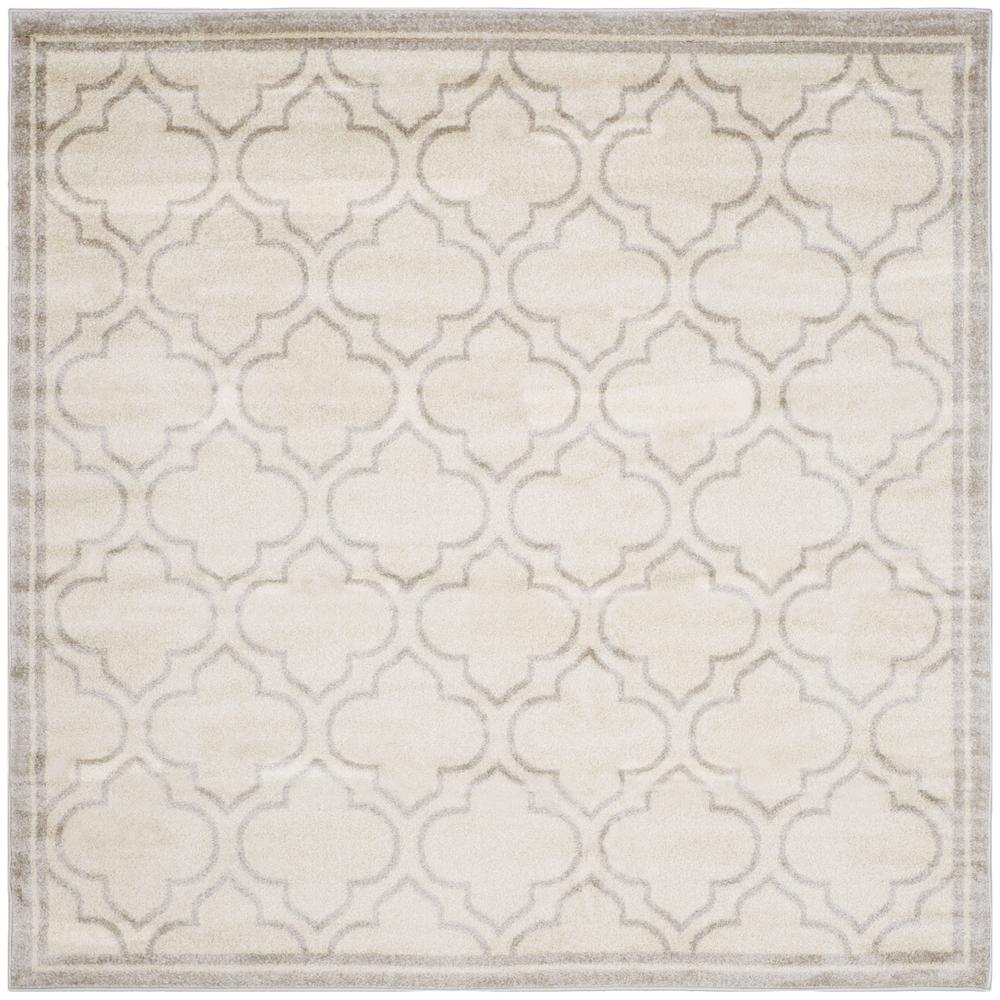 AMHERST, IVORY / LIGHT GREY, 7' X 7' Square, Area Rug, AMT412E-7SQ. Picture 1