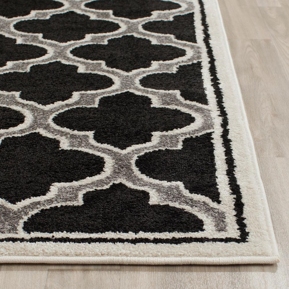 AMHERST, ANTHRACITE / IVORY, 4' X 6', Area Rug, AMT412G-4. Picture 1