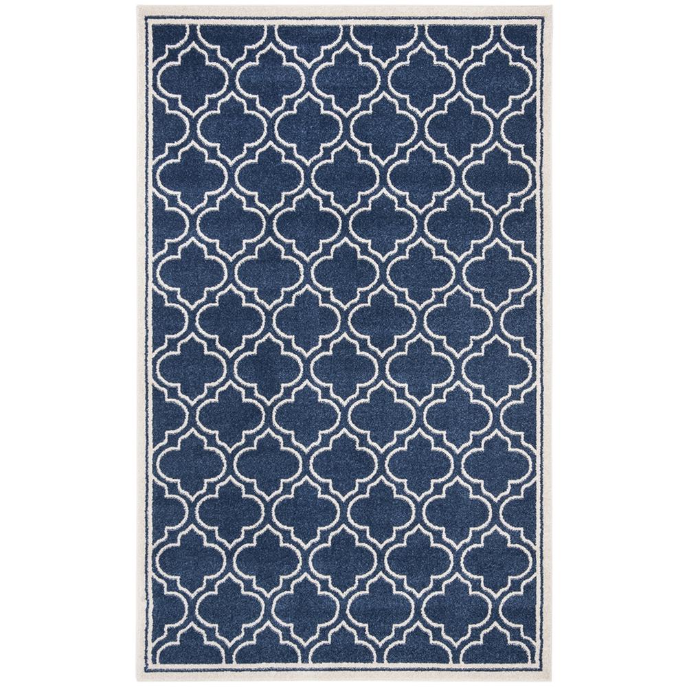 AMHERST, NAVY / IVORY, 10' X 14', Area Rug, AMT412P-10. Picture 1