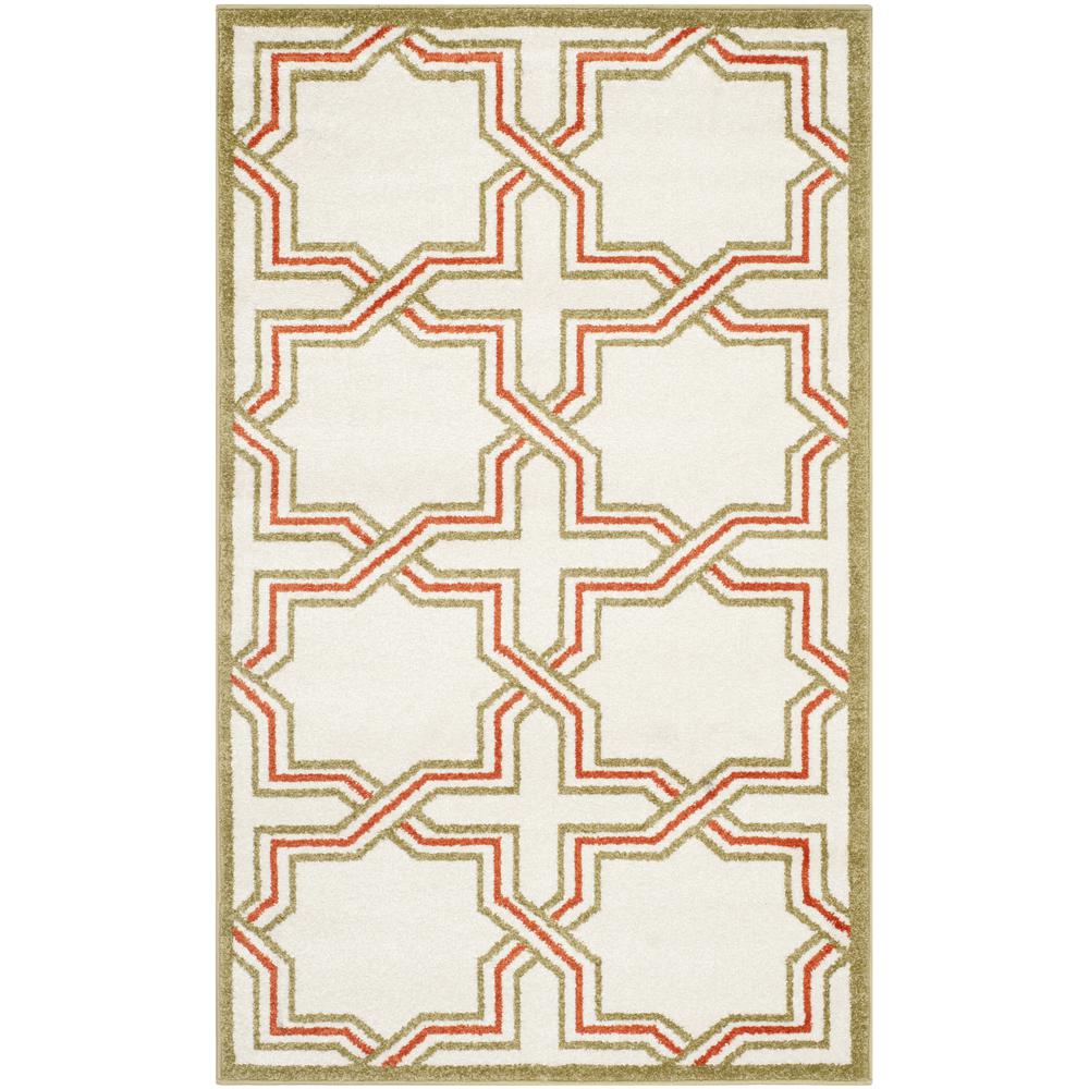 AMHERST, IVORY / LIGHT GREEN, 3' X 5', Area Rug, AMT413A-3. Picture 2