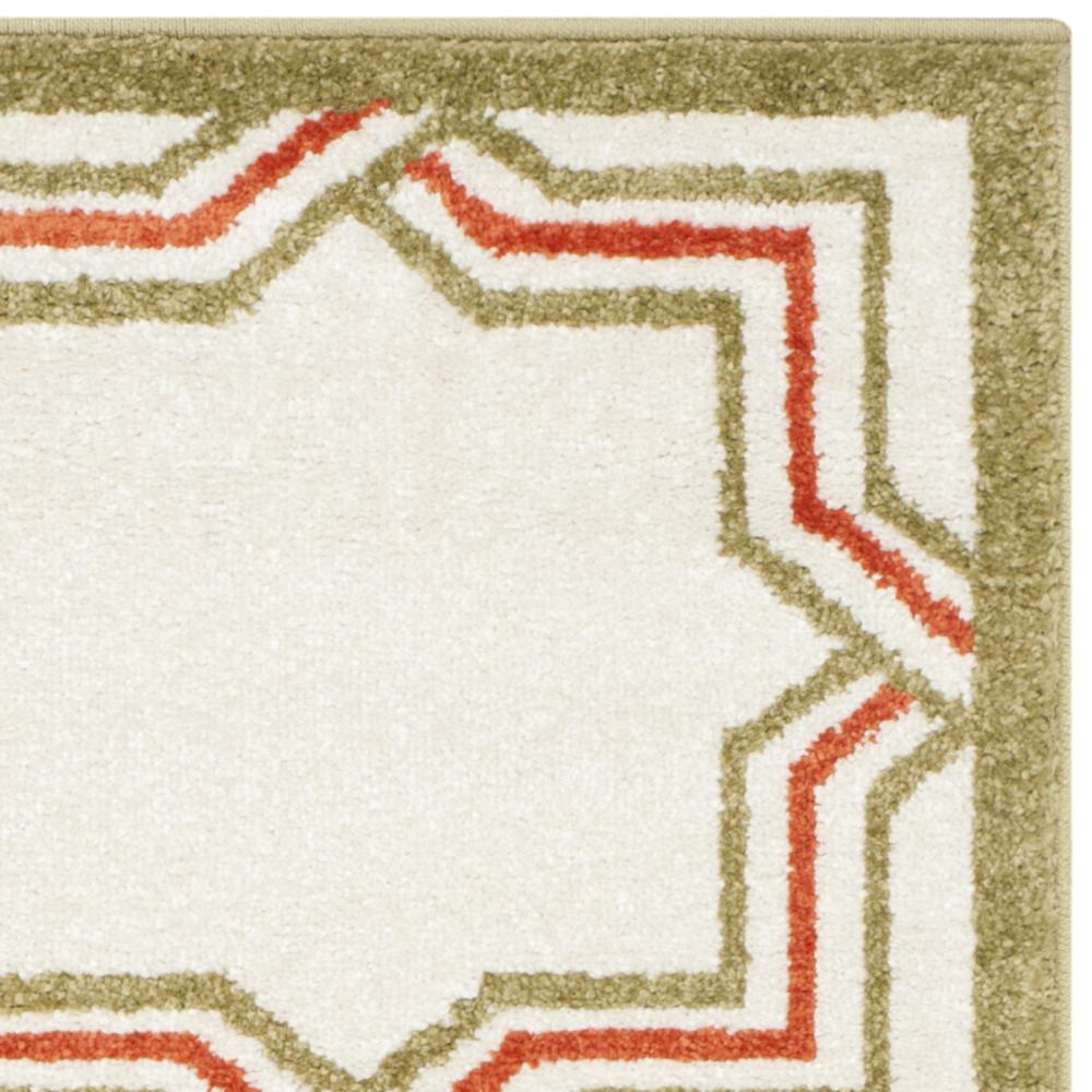 AMHERST, IVORY / LIGHT GREEN, 3' X 5', Area Rug, AMT413A-3. Picture 4