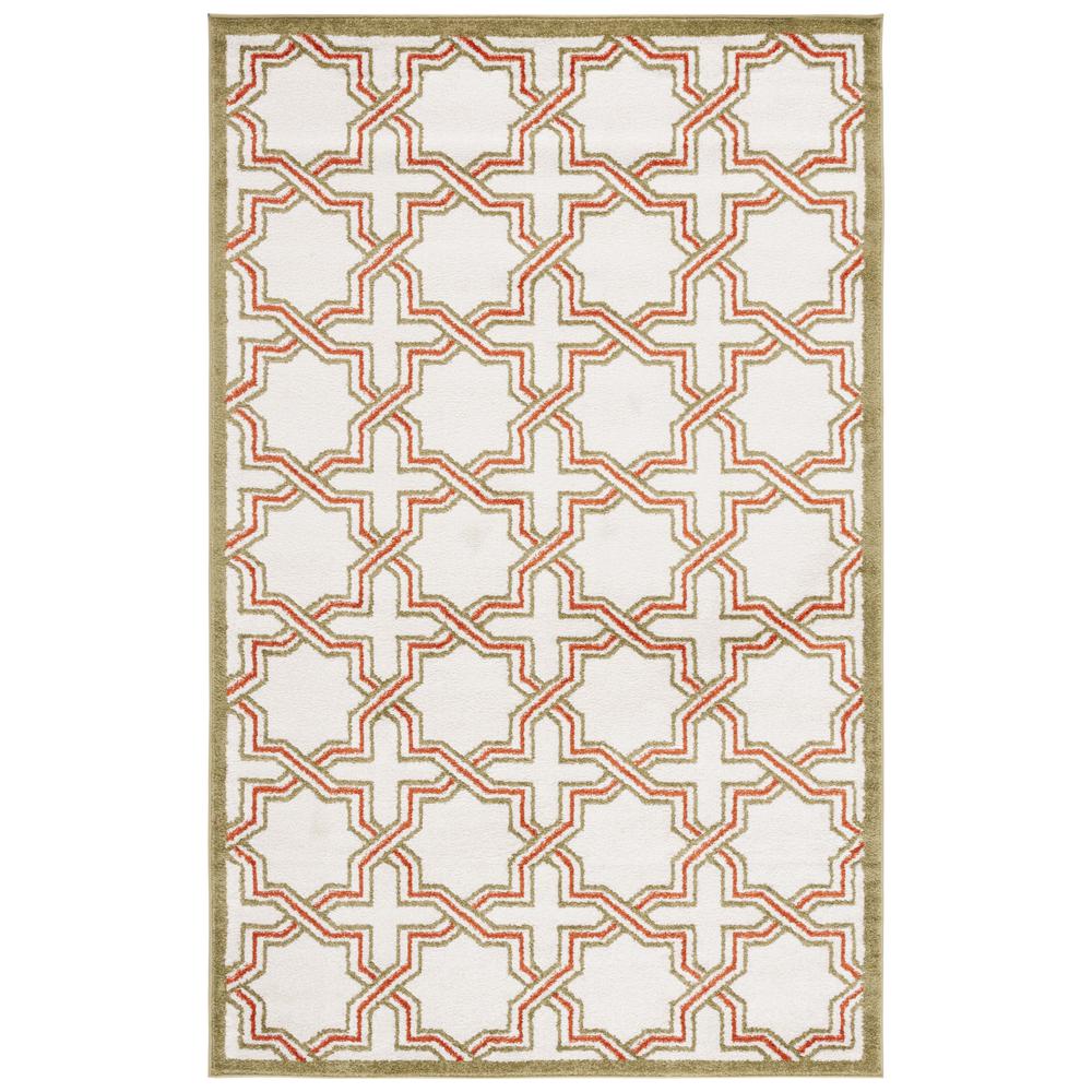 AMHERST, IVORY / LIGHT GREEN, 5' X 8', Area Rug, AMT413A-5. Picture 1