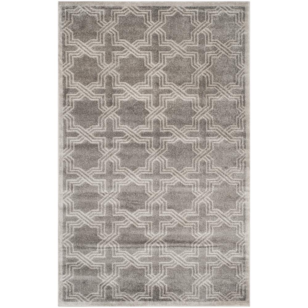 AMHERST, GREY / LIGHT GREY, 5' X 8', Area Rug, AMT413C-5. Picture 2