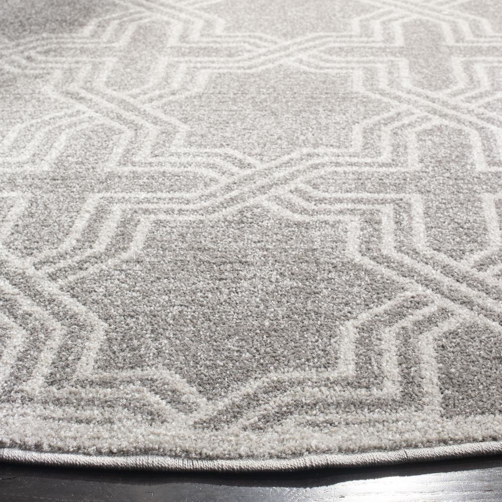AMHERST, GREY / LIGHT GREY, 7' X 7' Round, Area Rug, AMT413C-7R. Picture 5