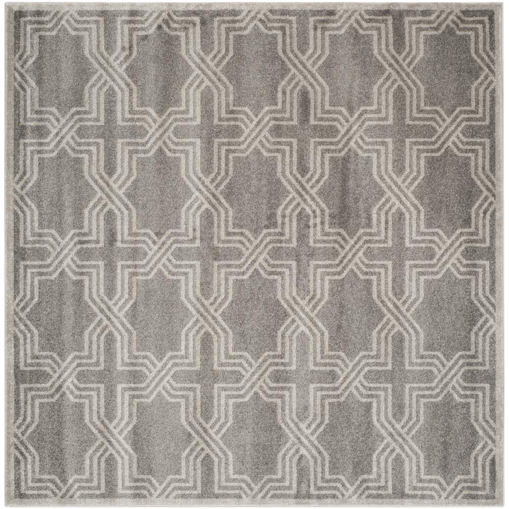AMHERST, GREY / LIGHT GREY, 7' X 7' Square, Area Rug, AMT413C-7SQ. Picture 1