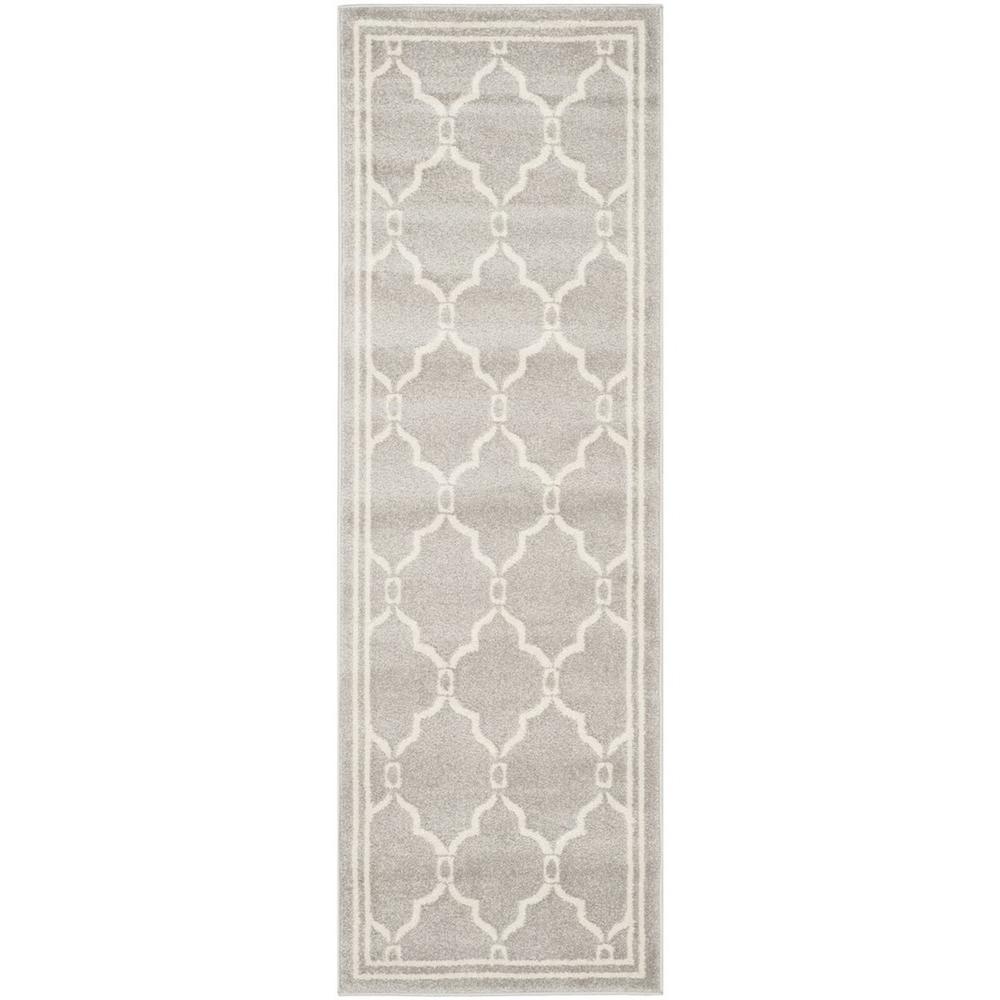 AMHERST, LIGHT GREY / IVORY, 2'-3" X 11', Area Rug, AMT414B-211. Picture 1