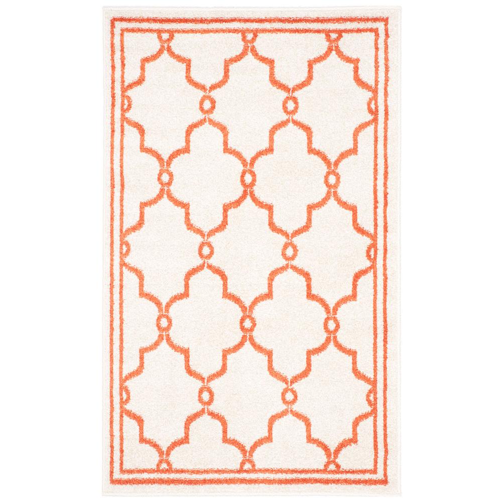 AMHERST, BEIGE / ORANGE, 2'-6" X 4', Area Rug, AMT414F-24. Picture 1