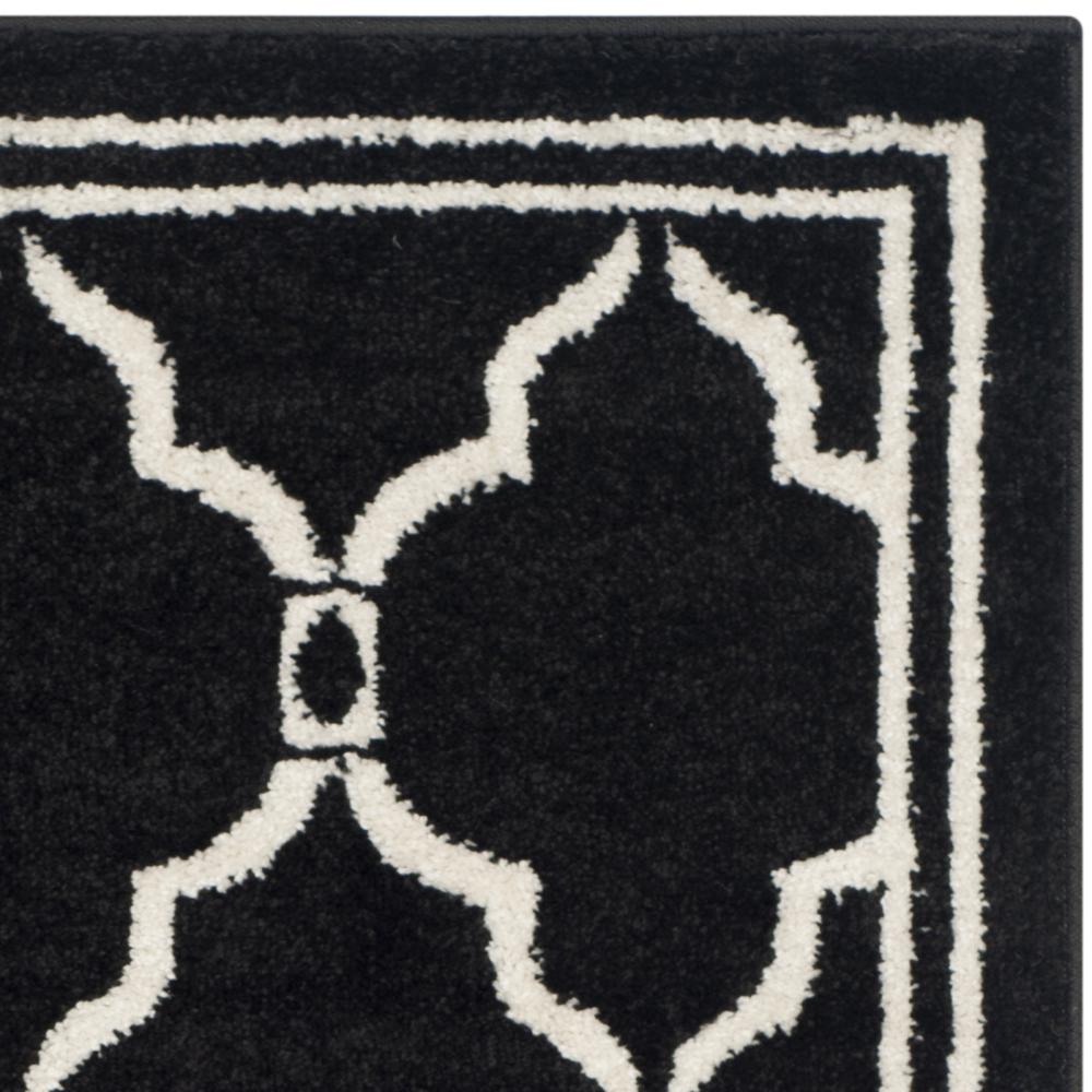 AMHERST, ANTHRACITE / IVORY, 2'-6" X 4', Area Rug, AMT414G-24. Picture 4