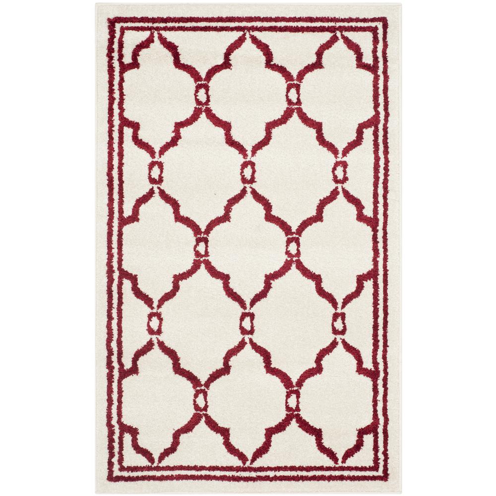 AMHERST, IVORY / RED, 2'-6" X 4', Area Rug. Picture 4
