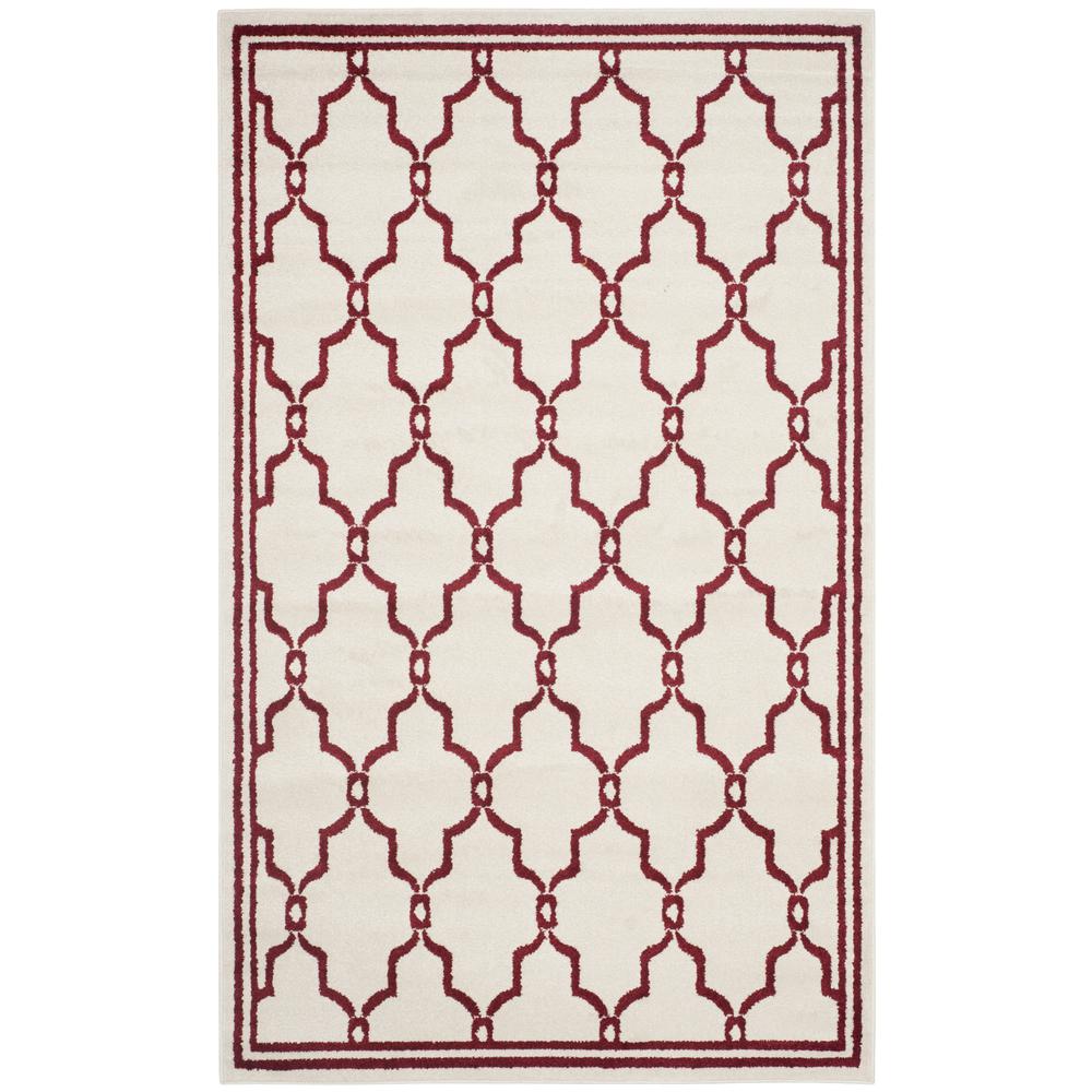 AMHERST, IVORY / RED, 5' X 8', Area Rug. Picture 6