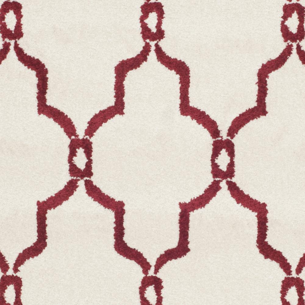 AMHERST, IVORY / RED, 5' X 8', Area Rug. Picture 3